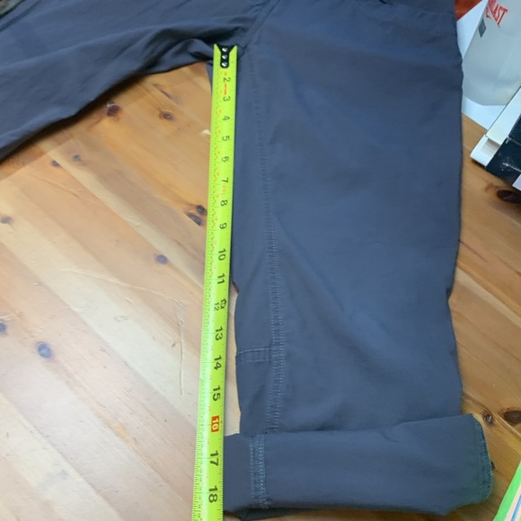 MEC Organic Cotton Technical Hiking Pants, Convertible , Blue/Gray - Picture 13 of 16